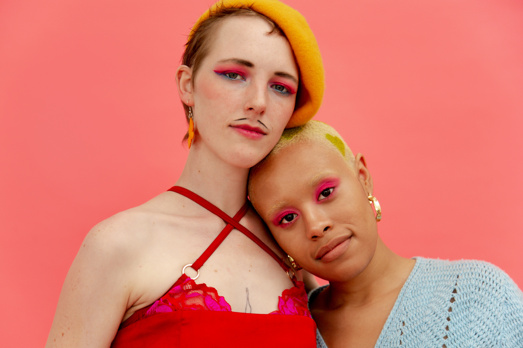 Portrait of Non-Binary Couple